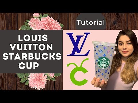 Louis Vuitton (LV) Inspired Starbucks Cup