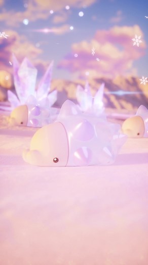 ユキハミとキラキラのダイヤモンドダストの出会い