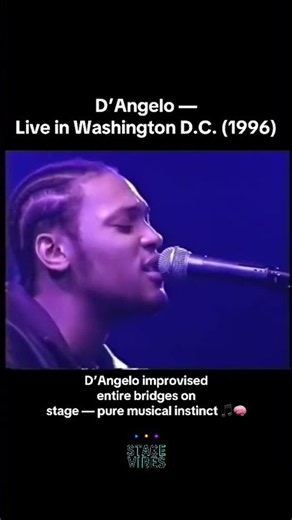 D'Angelo's Iconic 1996 DC Performance Brings the Soul Vibes #dangelo #soulmusic #90s