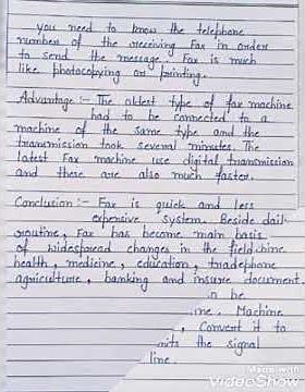 FAX meaning and invention || sending messages through fax ||