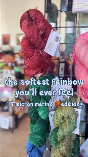 The rainbow is here, in softest cloud yarn form. Shop online or in person 🇨🇦