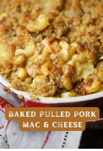 Easy Baked Pulled Pork Mac and Cheese Recipe