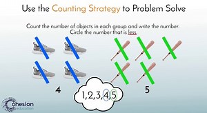 Problem Solve by Comparing Objects from Numbers Up to Five