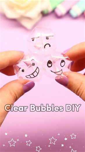 🫧 Clear Bubbles - Simple and Fun Idea / DIY Craft #diy #shorts #craft