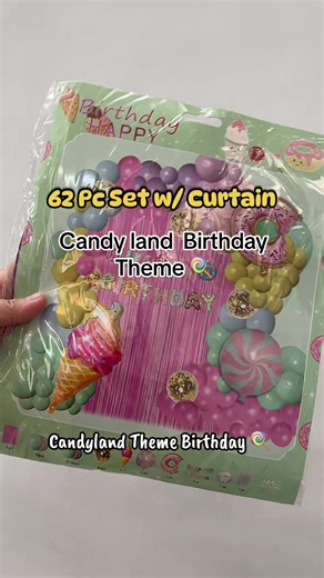 Candyland Birthday Theme Decorations Set