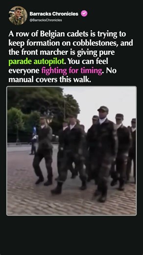 COBBLESTONES RUINED THE WHOLE DRILL RHYTHM