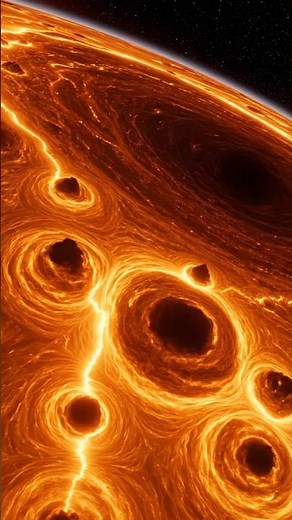 NASA’s Extreme Sun Close-Up 🔥 | Solar Surface in 8K Ultra Detail #Shorts