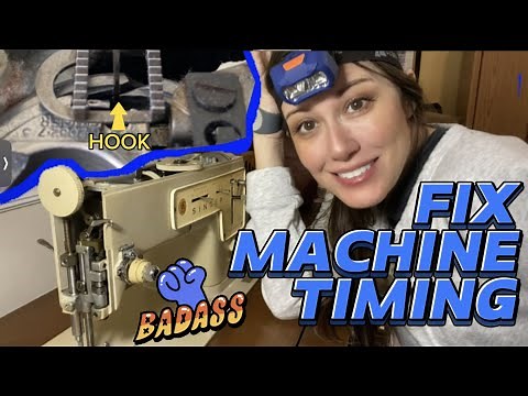 Fix Sewing Machine Timing Like a Badass! Vintage Singer 457 Rehab