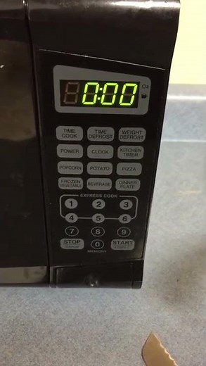 Microwave beep sound