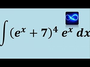 49. Integral of exponential function with exponents