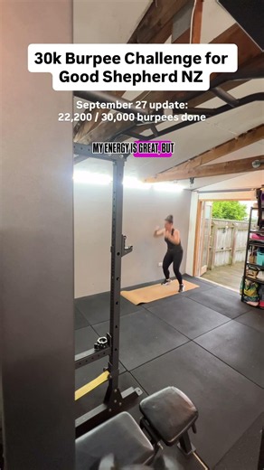 30k burpee challenge update: 300 burpees today to hit the target