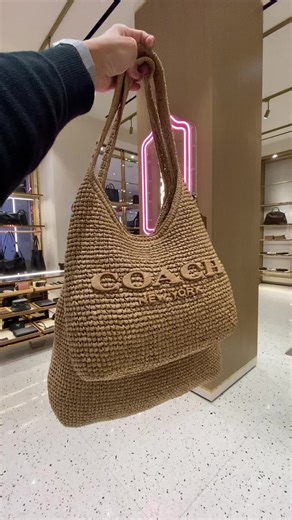 Coach Straw Brooklyn Bag: Everyday Style