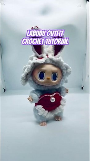 Crochet Beginner's Dream! Labubu Clothes from Scratch 🎯📚