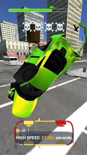 Wait For The End! Epic Car Flips & Crashes #Shorts #gaming #car #ytshorts #games #gameplay #carcrash