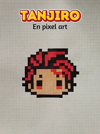 Tutorial de Pixel Art de Tanjiro en mi Canal de YouTube