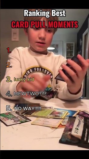 RANKING BEST CARD PULL MOMENTS