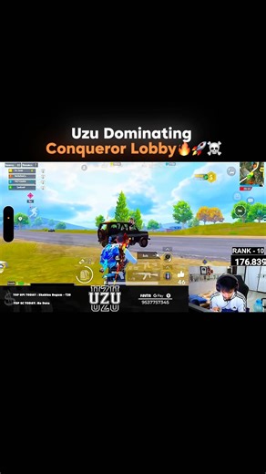 Uzu Dominating Conqueror Lobby 🔥☠️ #shorts #bgmi #pubgmobile #wgitachi #trending #foryou #uzugamer