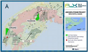 ALX Resources Stakes Anchor Lithium Project in Nova Scotia, Canada