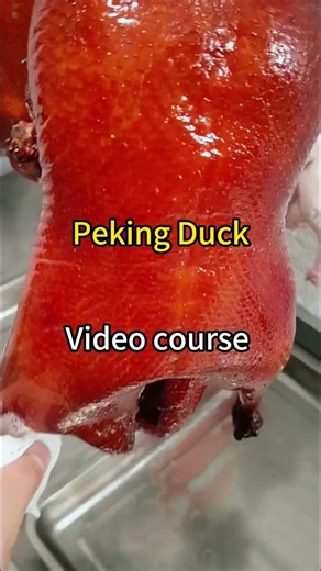 Authentic Beijing Roast Duck Production — Restaurant Instruction Course