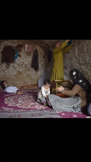 Afghan Village Life: Cave Cooking on a Cold Winter Day