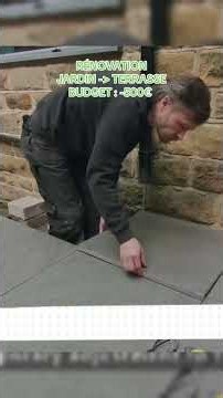 Rénovation allée et terrasse #construction #renovation #travaux #peinture #immobilier #tutorial
