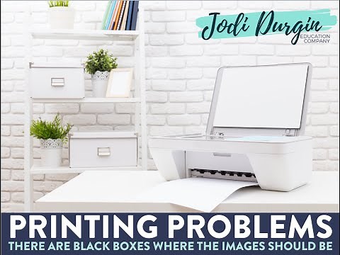 Black Boxes Printing Around Images on Your Teaching Resources | This Video Should Help