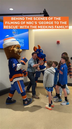 9.4K views · 155 reactions | Over the summer the #Isles had the chance to surprise the Meekins Family with an unforgettable experience on George to the Rescue. Watch the full episode of George to the Rescue now: https://bit.ly/3KXVxhz | New York Islanders | Facebook