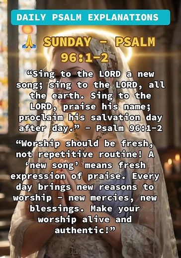 🎵 Psalm 96:1-2 EXPLAINED - Sing a Fresh Song to God! 🙌