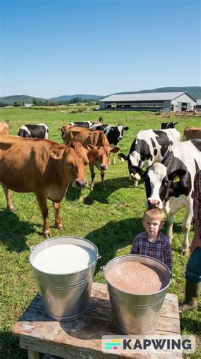 Chocolate Milk From Brown Cows? #shorts