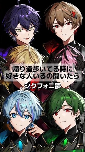 帰り道歩いてる時に好きな人いるの聞いたら【シクフォニ夢】