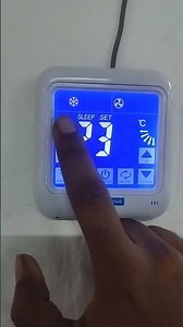 Blue Star Ductable Touch Remote controller 🎮|| #hvac #hvacsystem #vrf #shorts