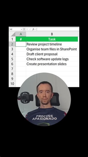 How to create a dynamic numbered list in Excel | Andrew Moss posted on the topic | LinkedIn