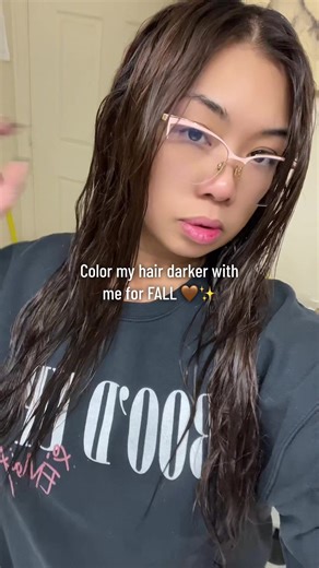 Darker Hair for Fall with Wella Color Charm 4R