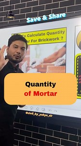 21K views · 1K reactions | How To Calculate Quantity of Mortar For...