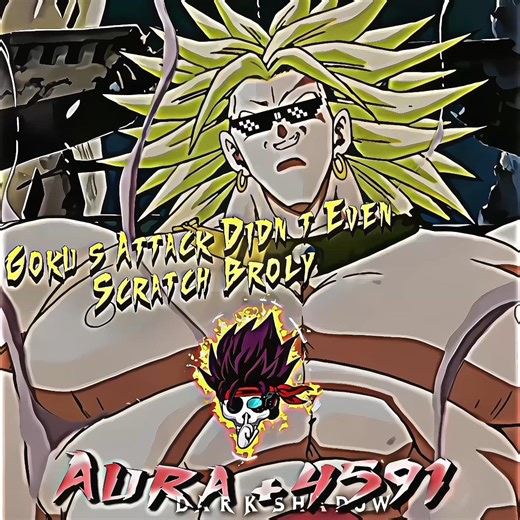 Goku’s Attack Didn’t Even Scratch Broly💀☠️