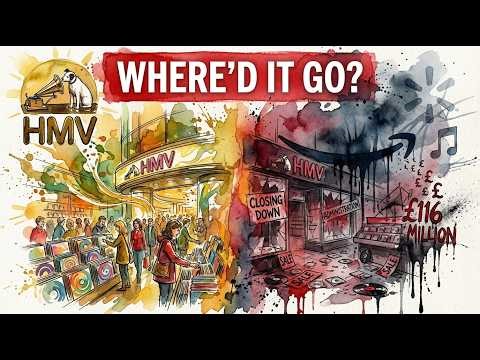 How AMAZON Killed HMV? | The £116 Million Retail Collapse