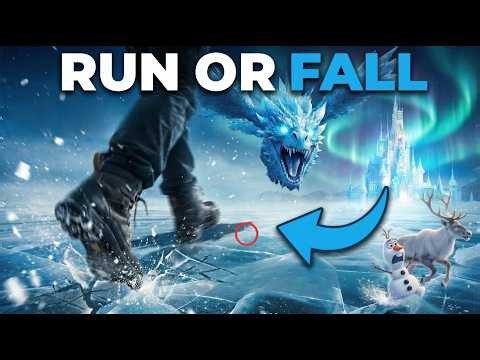 Run or Fall ❄️ Escape the Ice Dragon | Frozen Adventure Workout