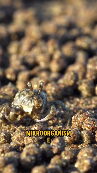 Kepiting Kecil Pembuat Bola Pasir di Pantai