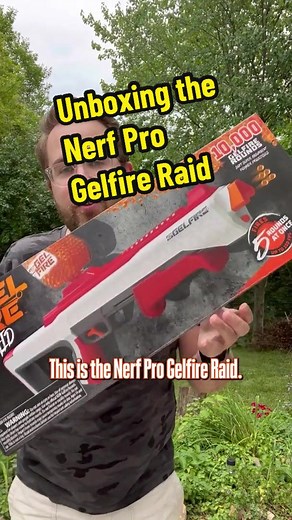 Gelfire Raid is 🔥 #nerf #foryou #fyp #blaster #gelfire #playresponsibly