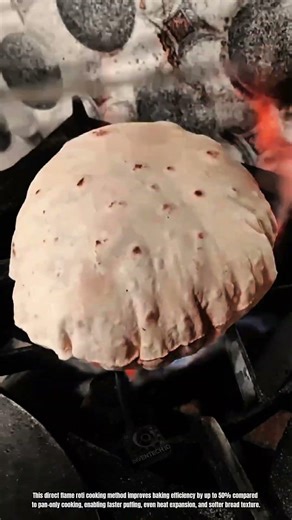 Best Innovation Flatbread Cooking Method: How to Puff Roti on Open Flame