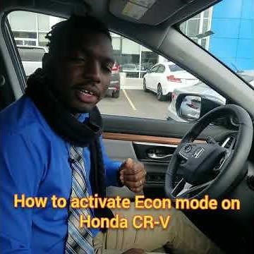 How to activate ECONOMY (Econ) mode on Honda CR-V.