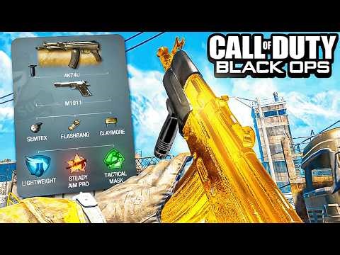 This AK74u in Black Ops 1 is Insane 😍