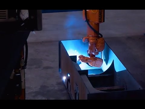 Block Welding Gantry - Automatic robot welding of large structures