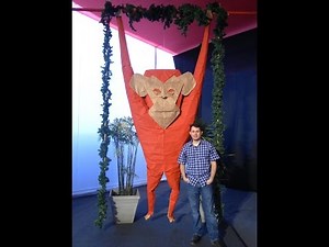 Origami Giant Monkey - Process (Quentin Trollip)