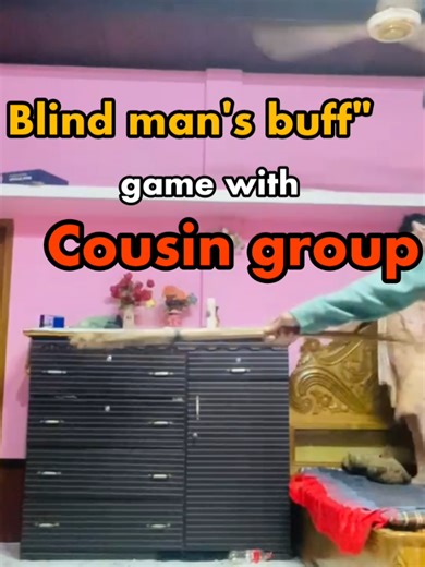 Blind Man's Buff Game with Cousins for Fun