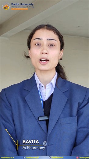 12 reactions | Ms. Savita, Student of M. Pharmacy, Baddi University...