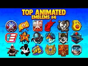 BEST ANIMATED EMBLEMS in Modern Warfare Part 4 *Rare*