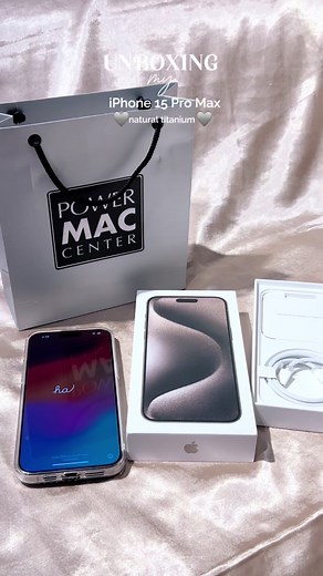 Unboxing iPhone 15 Pro Max Natural Titanium Case from SHEIN
