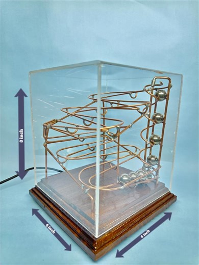 Handmade Copper Marble Machine: Kinetic Rolling Ball Sculpture - Etsy Ireland