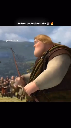 Sarcasmshow | This scene is from Pixar’s ”Brave” (2012), where clumsy suitors compete in archery for Princess Merida’s hand, and one wins accidentally.... | Instagram